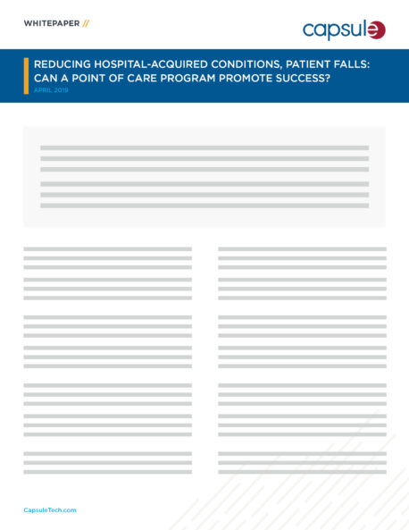 Livre blanc sur la réduction des chutes à l'hôpital