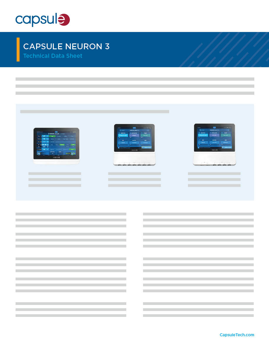 capsule neuron 3 specifications