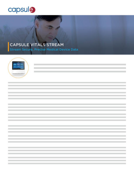 product brief vitals stream