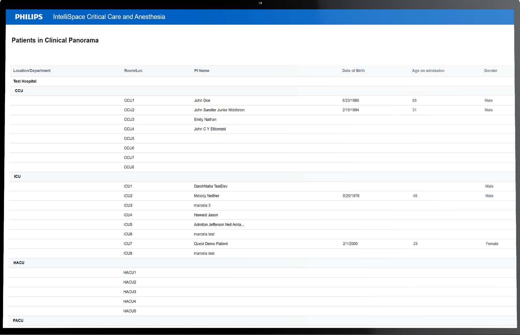 ICCA screenshot